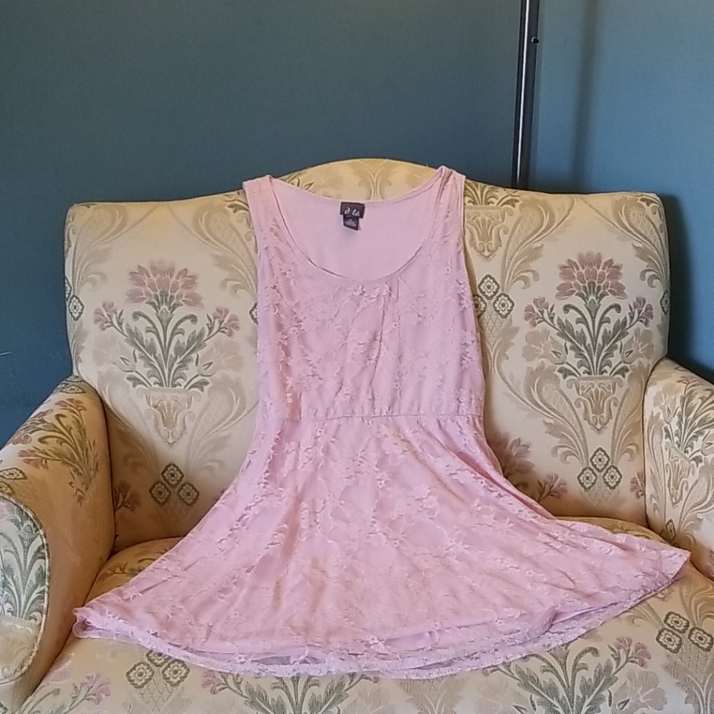 Pink Lace Dress